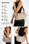 Imported Fabric Waterproof 4 Compartment Women's Shoulder Bag - 4