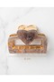 Tiamo Heart Detailed Bone-Look Metal Clasp Buckle - 4