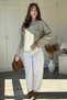 Green Sweatshirt with Written Stripes - 6