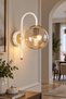 Niva White Gold Honey Glass Sconce