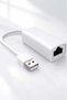 10 pieces usb 2.0 fast ethernet adapter yd-75 white - 100 mbps wired lan adapter instead of wireless, ethernet converter - 3