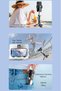 2pcs tripod gimbal selfie stick - with led fill light, wireless remote, smart streaming stabilizer q18 black - 3