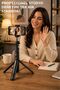 1 Piece Tripod Selfie Stick – with Automatic Pop-Up Stand, Bluetooth Control with Magnet, 360 °   Rotating and 270 °   Adjustable Headboard, Detachable Phone Clip, Black Tt02 - 5
