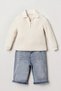 Little Oliver 2 Piece Baby Boy Knitwear & Denim Set - 2