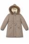 Girls' Plush Lined Detachable Fur Hooded Waist Adjustable Long Parka Coat - 3