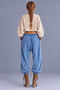 Bohem Style Loose Blue Pants - 2