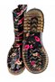 Bahçe Yağmur Gold Pink Floral Patterned Women's Boots 36-40 - 5