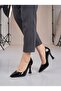 Women's Black Orthopedic Stilettos with Heels - 3