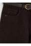 I Belted Wide Leg Women's Jean Trousers from Freezen Store - 7