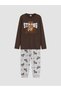 Zero Roba Collar Boys' Pajama Set for Style Enthusiasts from Uzg Store - 2