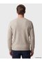 Peak New Season Beige Crew Neck Ribbed Men's Knitwear Sweater - 4