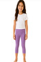 Lilac Lycra Girls' Folded Knee-Length Tights 350 (6 Pieces)