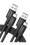كابل USB نوع C [عبوة من قطعتين بطول 2 متر]، كابل USB C إلى A للشحن السريع 3.1 أمبير - 8
