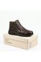 26Bk.0998 Genuine Leather Orthopedic Double Zipper Women's Mother Boots