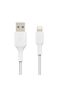 كابل آيفون (2 متر) مجدول من USB إلى لايتنينج - أبيض - 2