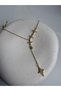 Gold Color Zircon Stone Y Necklace (45 cm)