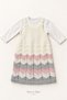 Baby Girl Set Knitted Dress Tshirt Set of 2 Striped Colorful Knitwear Salopet 3 6 9 12 Months - 5