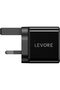 شاحن حائط 25 واط مع منفذ USB-C واحد للشحن السريع - أسود - 4
