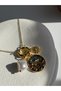 Gold Color Charm Necklace (45 cm) - 3