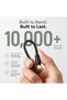 كابل نوع C بطول 1 متر، 60 واط، USB C إلى USB C، شحن سريع، مجدول، أسود اللون - 5