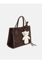 Özmarka New Season Brown Suede Look Girls' Shoulder Bag - 2