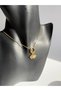 Gold Color Charm Necklace (45 cm) - 5