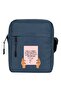 Hateful Human Being Shoulder Bag Navy Blue Color