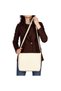 Bajaj Black Logo Cream Messenger Bag Cream Canvas Messenger Bag - 5