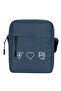 The Neighborhood Symbol Logo Shoulder Bag Navy Blue Color