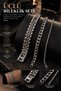 Men's Bracelet Set 3-Piece Steel Bracelet Combination Silver Gold Black Color Metal Chain Bracelet Watch Band Design Modern Stylish Charismatic Daily Use Accessory Set - 2