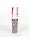 Handmade 0.5 Liter Turquoise Pink Rose Patterned Thermos and Flask Cover - 6
