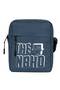 The Neighborhood Text Shoulder Bag Navy Blue Color
