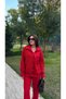 Snap Fastener Parachute Detailed Cardigan-Pants Bottom-Top Knitwear Set - 5