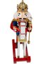 Christmas Ornament Lead Soldier Rocking Horse Red-White 30 Cm. - 4