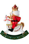 Christmas Ornament Lead Soldier Rocking Horse Red-White-Green 30 Cm. - 3