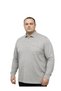Melanj Toprak Large Size Men's Pique Sweatshirt