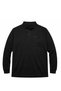 Black Plus Size Men's Pique Sweatshirt - 4