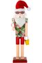 Christmas Ornament Lead Soldier Nutcracker with Shirt and Christmas Hat Red-Green 38 Cm. - 4