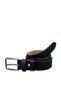 Men's Leather Casual Belt – Black - 2
