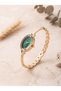 Seren Kelepçe Model Gold Women's Wristwatch - 3