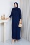Women's Mesh Stone Detailed Mercerized Knitwear Dress - 4