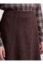 Esvab • Modern & Distinctive Zippered A-Line Midi Skirt - 3