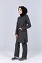 (Soft) Tesettür Anthracite Gray Lycra Women's Medical Uniform Doctor and Nurse Uniform Scrubs Surgical Suit - 3