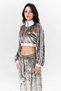 Noir Velvet Track Jacket - 3