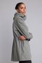 Long Fit Drawstring Hooded Zippered Raincoat H0001Ax26Au - 2