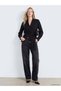 Esvab • Modern & Distinctive Double-Breasted Roba Collar Belted Blouse - 2