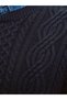 Men's Navy Blue Jprblusean Knıt Cable Crew Neck Sn Sweater & Cardigan - 7