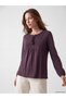 Rmz Gi̇yi̇m Farkiyla Tie-Down Collar Embroidered Blouse