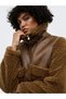 Women's Brown Onllee Bonded Jacket Otw Jacket - 4