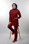 (Soft) Tesettür Burgundy Lycra Women's Medical Uniform Doctor and Nurse Uniform Scrubs Surgical Suit
